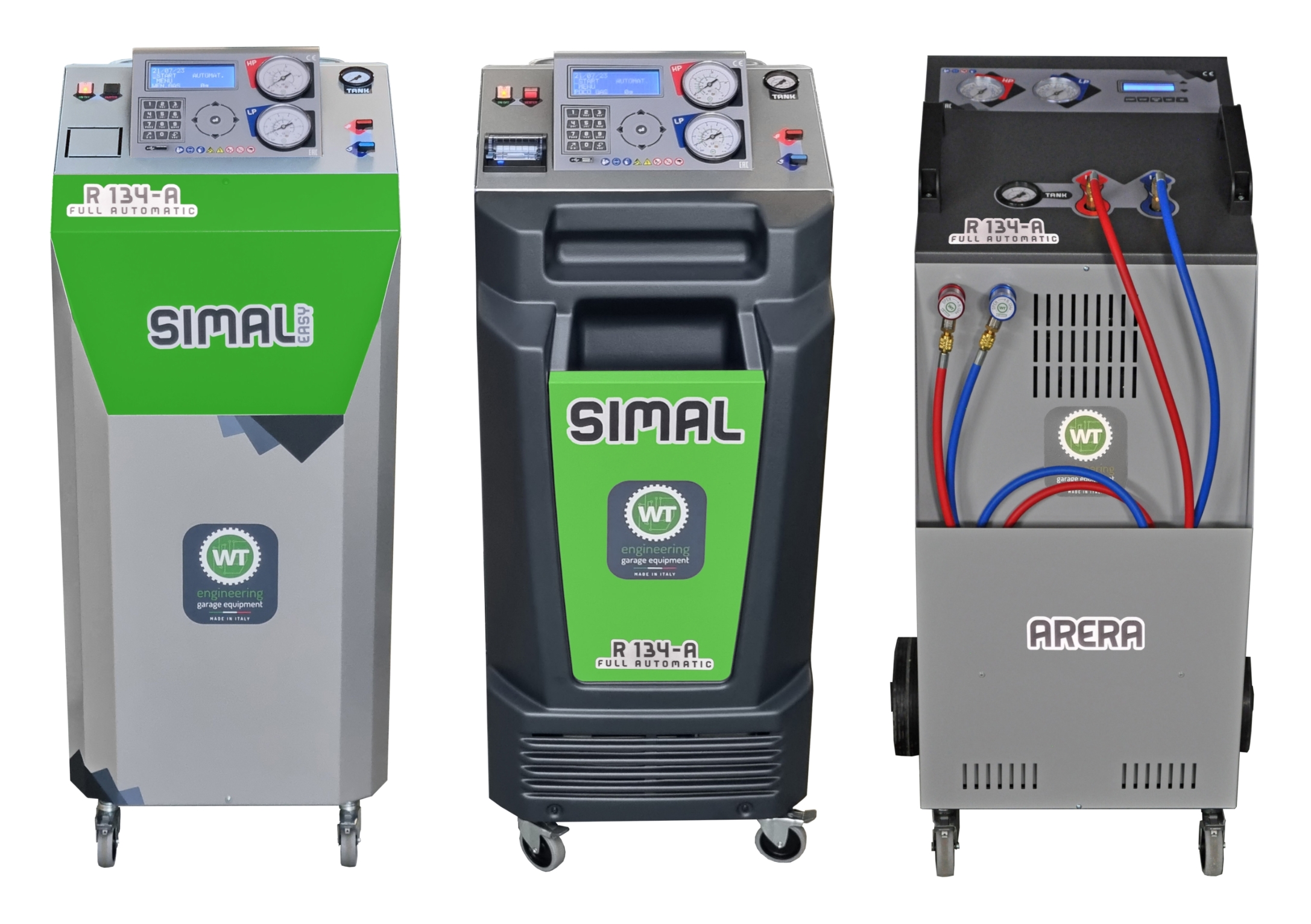 WT Engineering klímafeltöltő gépek járművek R134a és R1234yf rendszereihez